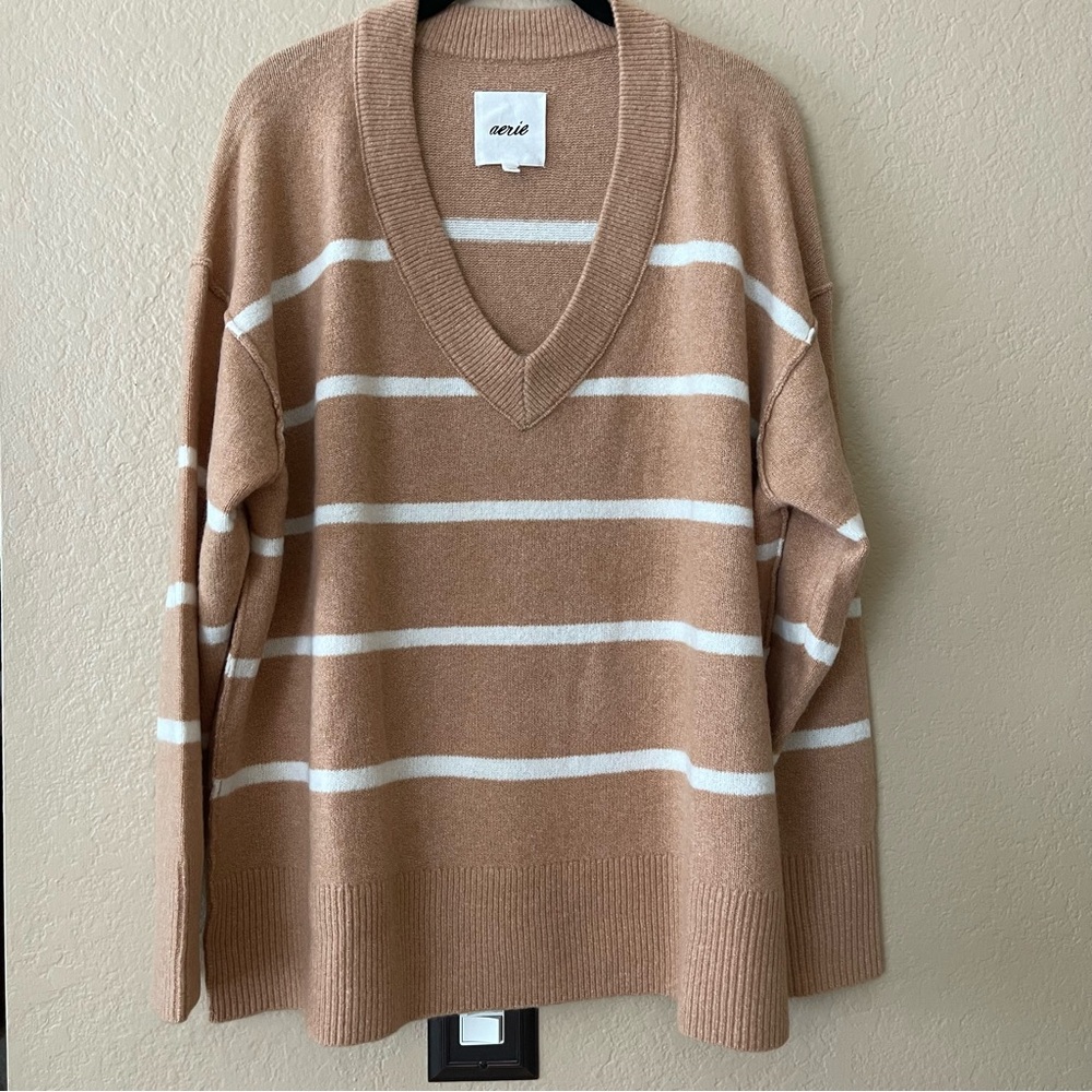 Aerie soft striped sweater